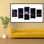 5pcs/set Dreamy Starry - Full Drill Round Drill Painting - 95x45cm