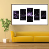 5pcs/set Dreamy Starry - Full Drill Round Drill Painting - 95x45cm