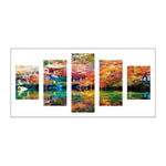 5pcs/set Scenery - Full Drill Round Drill Painting - 95x45cm