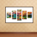 5pcs/set Scenery - Full Drill Round Drill Painting - 95x45cm