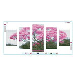 Romantic Tree 5 - pictures - Full Drill Round Drill - 95x45cm