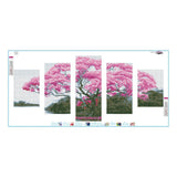 Romantic Tree 5 - pictures - Full Drill Round Drill - 95x45cm