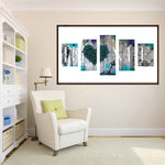 5pcs/set LOVE HOME - Full Drill Round Drill Painting - 95x45cm