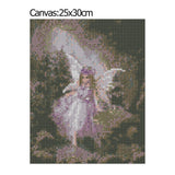 Girl-Full Drill Round Drill Diamond Painting