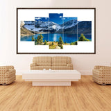 5pcs/set Blue Sea Sky - Full Drill Round Drill Painting - 95x45cm