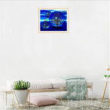 Novelty Tree Crystal BallFull Drill Painting