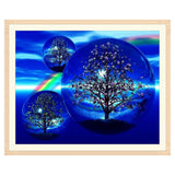 Novelty Tree Crystal BallFull Drill Painting