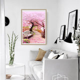Full Drill Peach Tree Painting