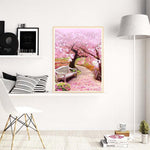 Full Drill Peach Tree Painting