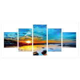 5pcs Sunset - Full Drill Round Drill -