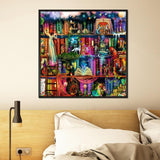 Fantasy Books-Full Drill Diamond Painting