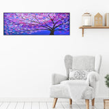 Tree - Full Drill Round Drill Painting - 80x30cm
