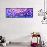 Tree - Full Drill Round Drill Painting - 80x30cm