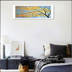 Tree - Full Drill Round Drill Painting - 80x30cm