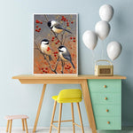 5D DIY Full Drill Diamond Painting Spring Birds Kit