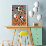 5D DIY Full Drill Diamond Painting Spring Birds Kit