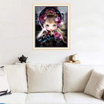 Cartoon Doll Girl-Full Drill Diamond Painting