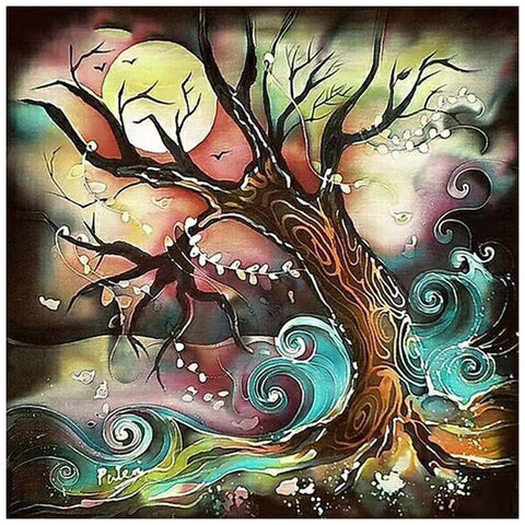 Full Drill Tree Painting
