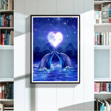 Dolphin Love-Full Drill Diamond Painting