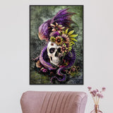 Skull-Full Drill Diamond Painting