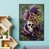 Skull-Full Drill Diamond Painting