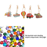 5pcs Car DIY Keychain