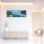 Waterfall  - Full Drill Round Drill Painting - 80x30cm