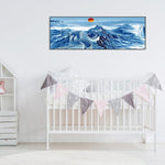 The Great Wall - Full Drill Round Drill Painting - 80x30cm