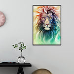 Colorful Lion Full Drill-Diamond Painting