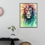 Colorful Lion Full Drill-Diamond Painting