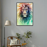 Colorful Lion Full Drill-Diamond Painting