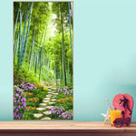 Bamboo Road - Full Drill Round Drill Painting - 85x45cm