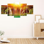 5pcs/set Fantasy Waterfall -  Full Drill Round Drill Painting - 95x45cm