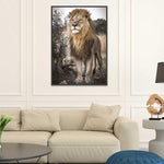 Lion Desert Full Drill-Diamond Painting