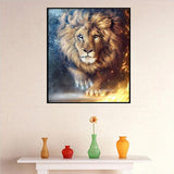 Flame Lion Full  Drill-Diamond Painting