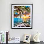 Full Drill Seaside Tree Painting