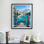 Boat Lake-Full Drill Diamond Painting