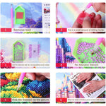 Blooming Flowers-Full Drill Diamond Painting