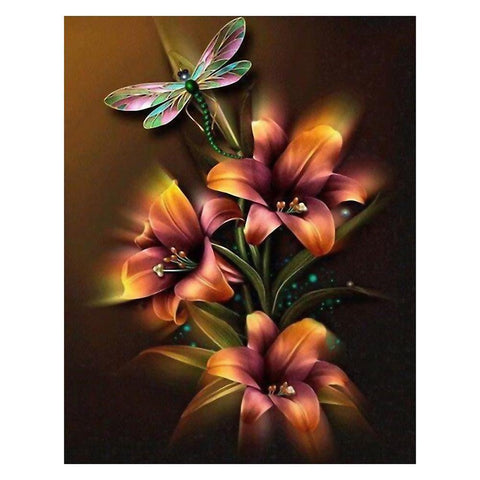 Blooming Flowers-Full Drill Diamond Painting