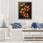 Blooming Flowers-Full Drill Diamond Painting