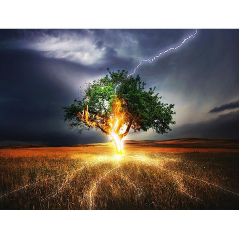 Full Drill Tree Painting