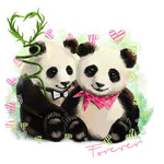 Panda Love-Full Drill Diamond Painting