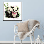 Panda Love-Full Drill Diamond Painting
