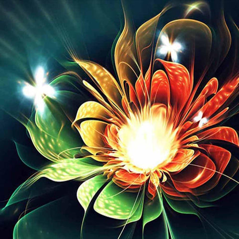 Flower-Full Drill Diamond Painting