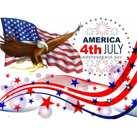 Independence Day-Full Drill Diamond Painting