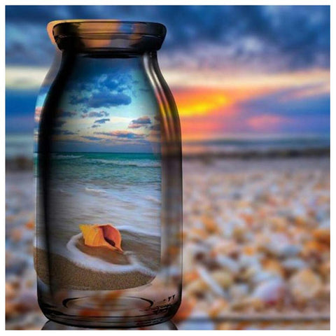 Glass Scenery - Full Drill Diamond Painting