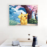 Pikachu Pokemon - Full Drill BRICOLAGE Diamond Painting