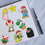 2pcs Cartoon DIY Diamond Drawing Sticker