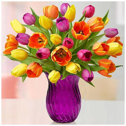 Flowers-Full Drill Diamond Painting