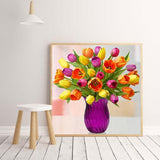 Flowers-Full Drill Diamond Painting